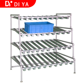 Diya heavy duty aluminium fifo pipe rack for workshop storage